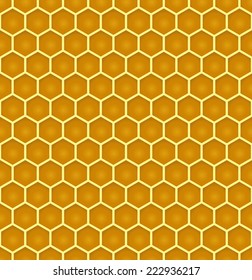 bee honeycomb colorful seamless pattern eps10