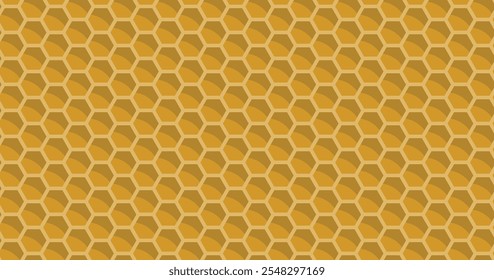 bee honeycomb flat design vector design illustration