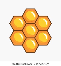 Abeja Honeycomb Icon symbol, y Vector, se puede utilizar para Web, impresión y móvil