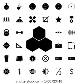 bee honeycomb icon. Universal set of web for website design and development, app development