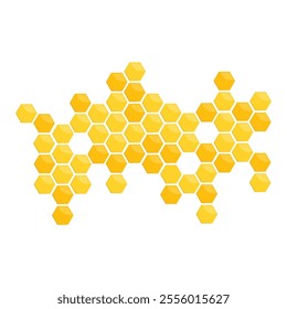 Bee Honeycomb Icon Vector Design.