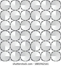 Bee honeycomb seamless pattern, art honey texture. Black and white honeycomb modern Dodecagon pattern.