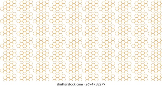 Conjunto de Vector de panal de abeja - patrón amarillo Abstractas para el fondo y el diseño, Vector, ilustración.