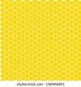 Bee honeycombs background color yellow