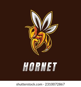 Bee or Hornet Mascot Logo, Bee or Hornet E sport Logo Template