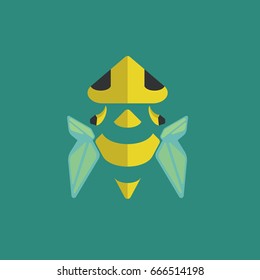 Bee, Hornet or Wasp Logo. Vector, Illustration