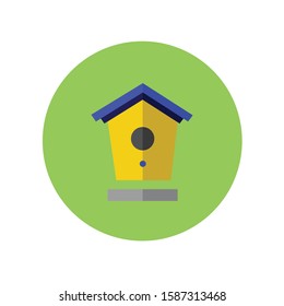 Bee house Converted vector art
