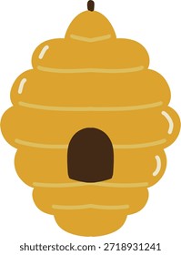 Ilustração de vetor plano de Bee House