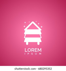 Bee house icon for keep honey