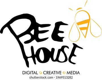 Bee House Logo Design Corporate
