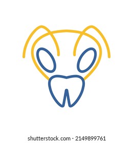 Bee icon. Animal head vector symbol. Agriculture sign. Graph symbol for your web site design, logo, app, UI. EPS10.