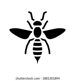 bee icon. animal sign. vector illustration