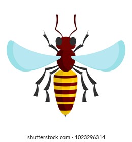 Bee icon. Cartoon illustration of bee vector icon for web