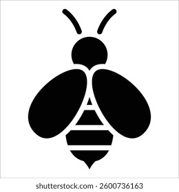 Bee Icon Element For Design