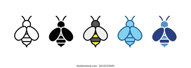 Bee Icon Element For Design
