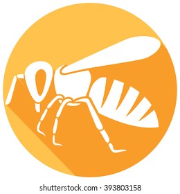 bee icon flat icon 