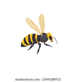 Bee icon flat vector design