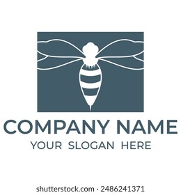 bee icon illustration on the white background