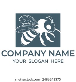 bee icon illustration on the white background