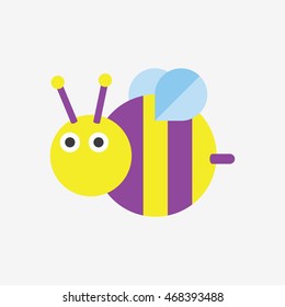 Bee Icon, Insect Vector