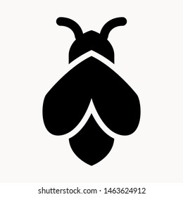 bee icon isolated sign symbol vector illustration - vector 
