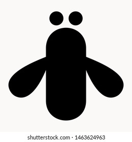 bee icon isolated sign symbol vector illustration - vector 
