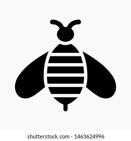 bee icon isolated sign symbol vector illustration - vector 