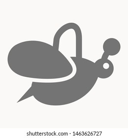 bee icon isolated sign symbol vector illustration - vector 