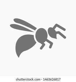 bee icon isolated sign symbol vector illustration - vector 