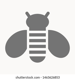 bee icon isolated sign symbol vector illustration - vector 