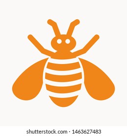 bee icon isolated sign symbol vector illustration - vector 