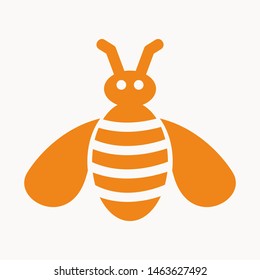 bee icon isolated sign symbol vector illustration - vector 