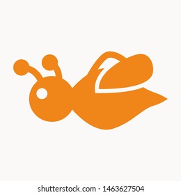 bee icon isolated sign symbol vector illustration - vector 