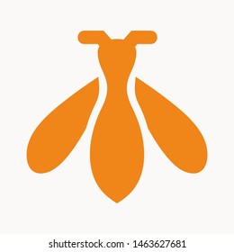 bee icon isolated sign symbol vector illustration - vector 