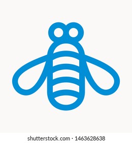 bee icon isolated sign symbol vector illustration - vector 