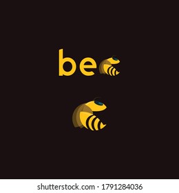 Bee icon and bee logo