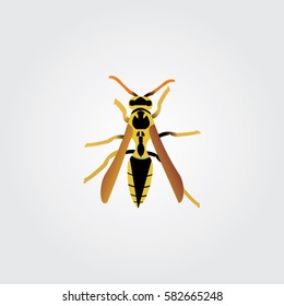 bee icon logo animal