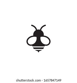 Bee icon on a white background