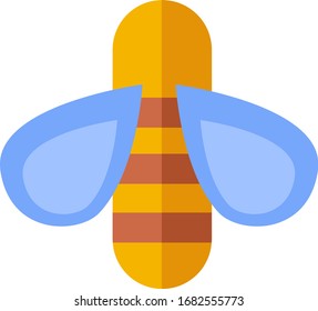 bee icon on white background. Vector illustration. EPS 10