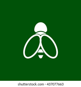 bee icon. bee sign