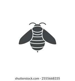 bee icon sign and symbol