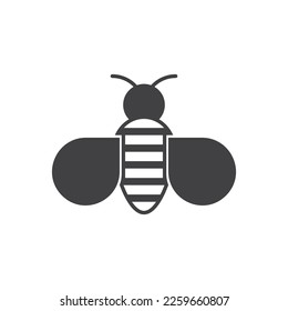 Bienensymbol Zeichen-Vektorgrafik