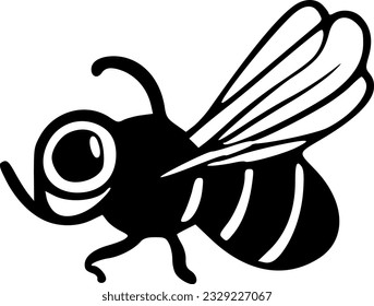símbolo de abeja, símbolo, vector, arte