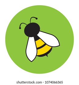 bee icon vector