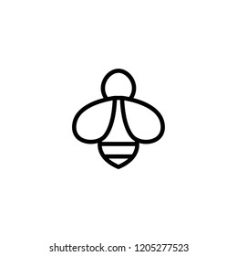 bee icon vector
