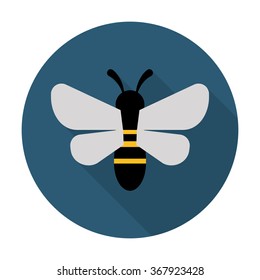 Bee Icon Vector.