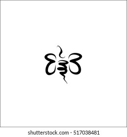 bee icon vector