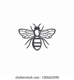Bee Icon Vector, Animals Logo
