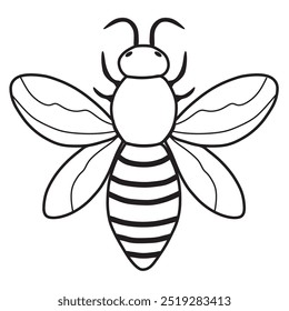 bee icon vector design. honey bee icon