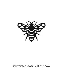 Bee icon vector. EPS 10 editable vector